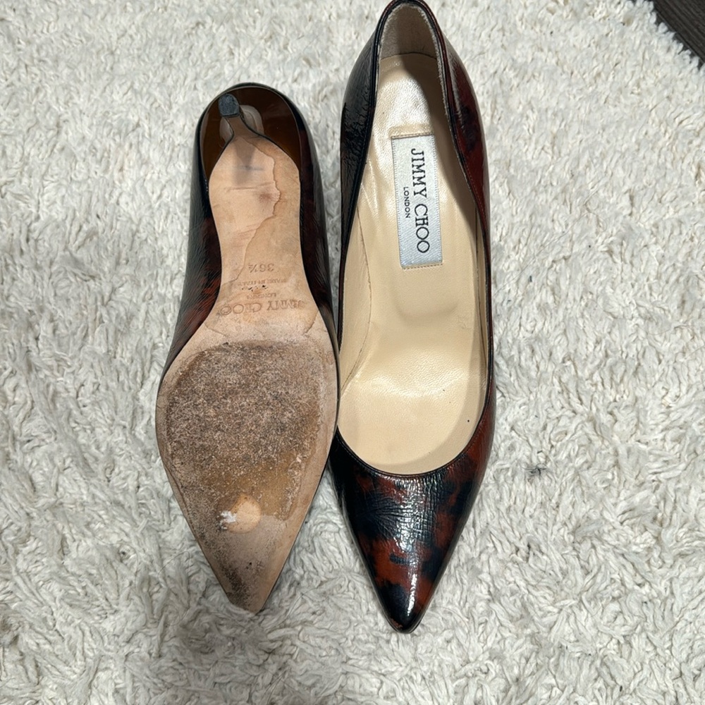 Jimmy Choo Colorado Tie Dye Brown Heels 36.5 Pumps
 shoe